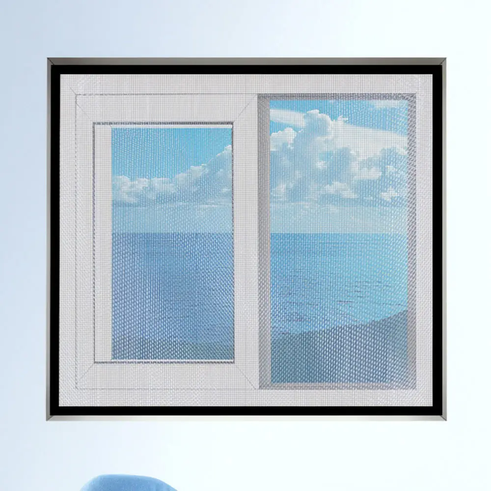 Durable Window Mesh Anti Insect Screen Self Adhesive Invisible Netting Magnetic Curtain Protector For Home Life