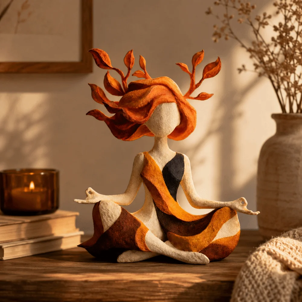 Resin Meditating Statue Multi- - Resin Art Furniture recension och pris