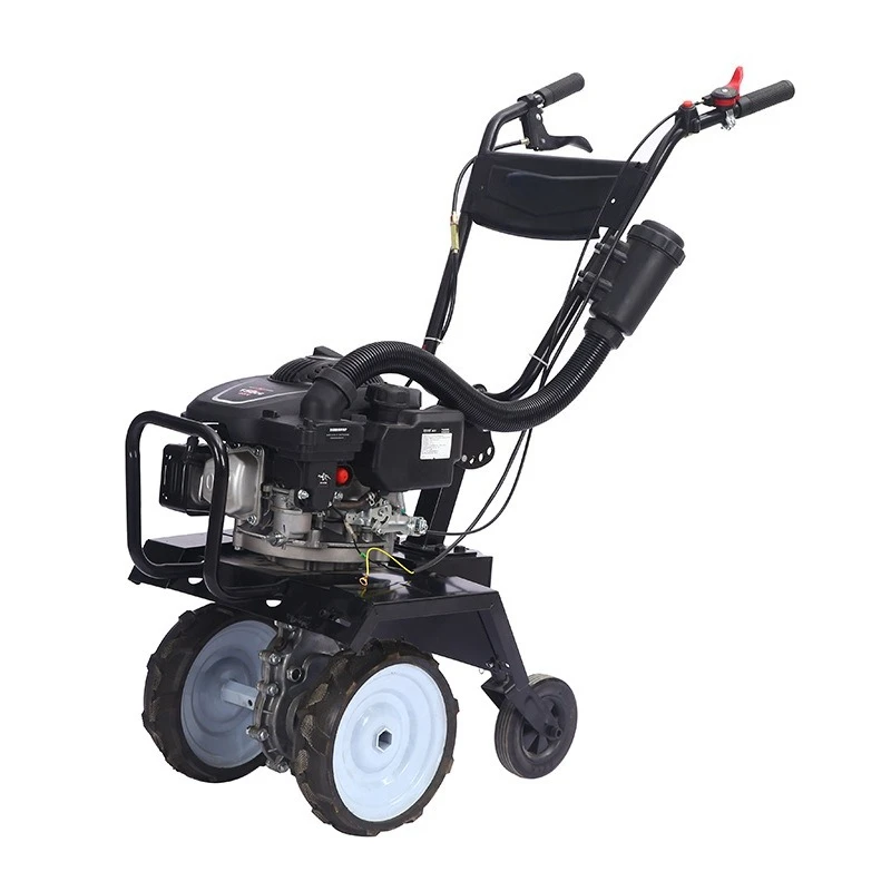 

New Multifunctional Farm Mini Tiller Walk-behind Rotary Cultivator Two-wheel Soil Loosening Weeding Farm Working Machine