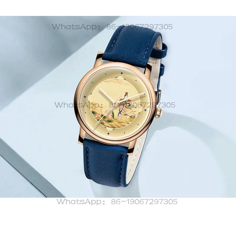 Ancient Art Famous Painting Calligraphy Watch Men and Women
