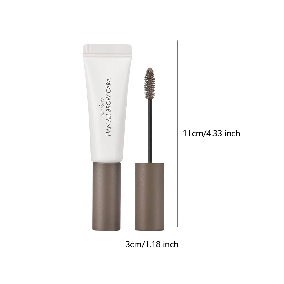 rom&nd HAN ALL BROW CARA, leggero senza agglomeramento, definizione dei fili definite, a lunga durata, resistente allo sbiadimento, scintillante, K-Beauty, trucco coreano