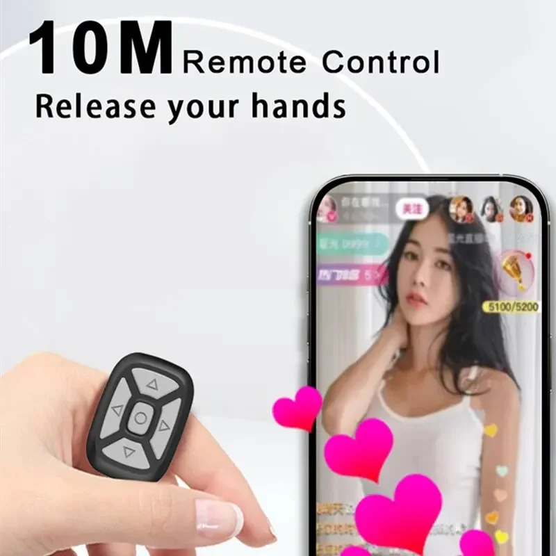 Wireless Bluetooth Mobile Selfie Lazy Instant Music Video Remote Control Ring Mobile Phone Bluetooth Controller For Xiaomi Apple image 5