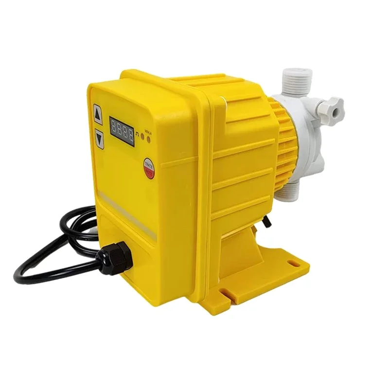 Bomba dosificadora química de cloro ácido, bomba dosificadora electrónica para piscina, equipo dosificador electromagnético automático