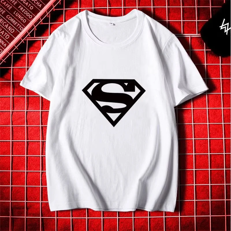 

(Miniso）Marvel Short Sleeve Captain America T-Shirt Men's Spider-Man Marvel Avengers Cotton Clothes Summer Men Clothing Tshirt