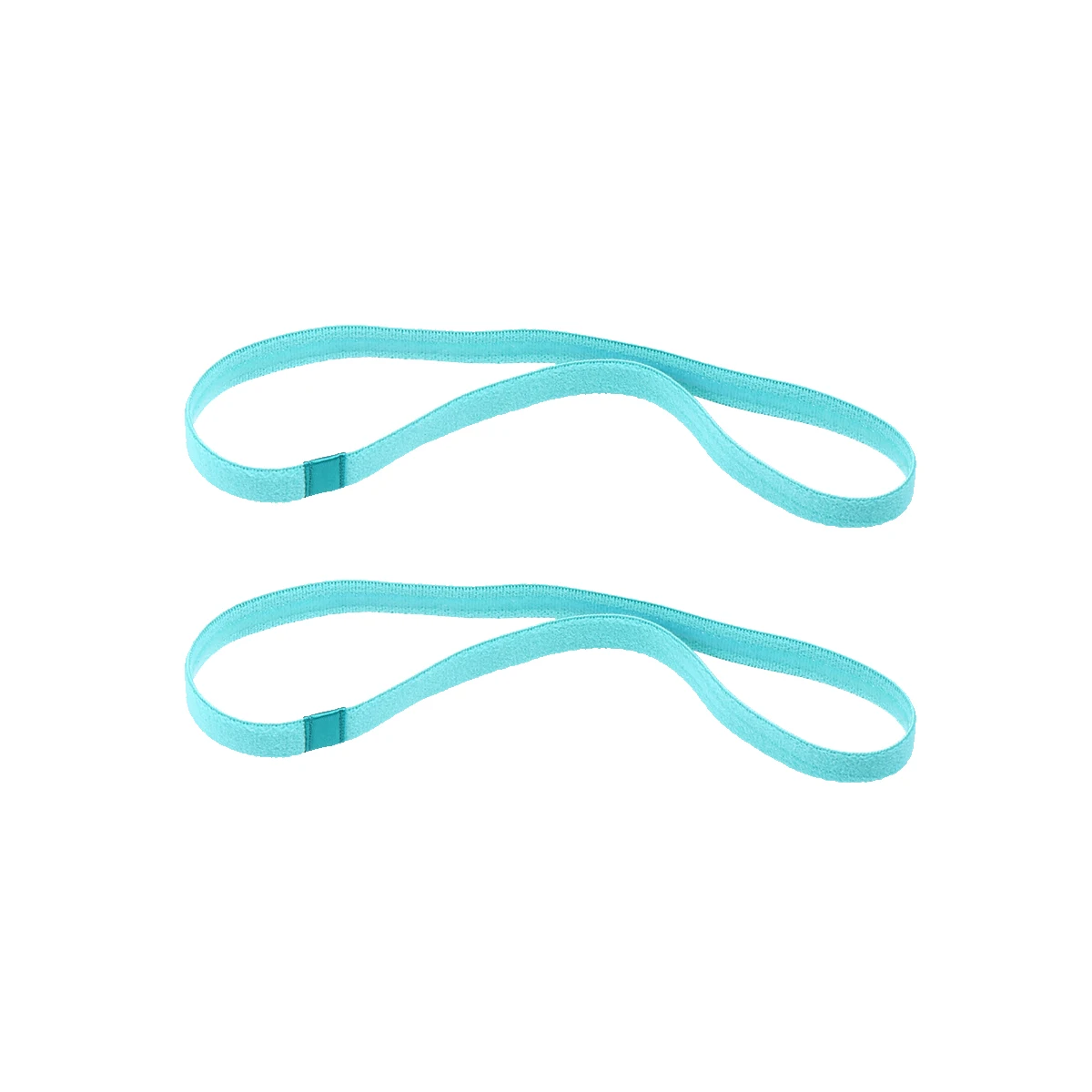 9pcs Stretchy Sports Headband Green Non-Slip Yoga Dance Sweatband For Exercise Hairband Unisex Fitness Accessories