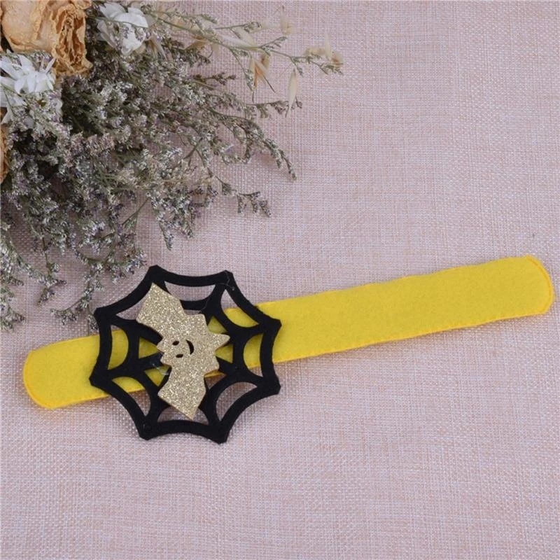 97QC Halloween pulsera Halloween Snaps Clásica Halloween Designs Bracel