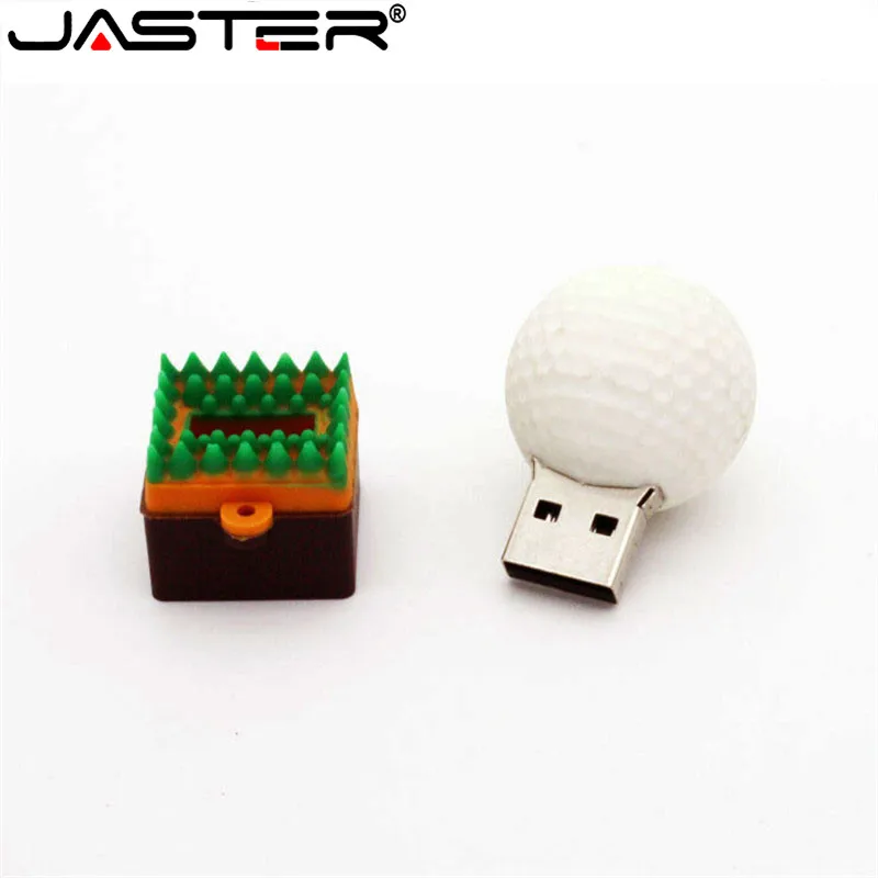 Jaster USB-Flash-Laufwerk Fußball Basketball Golf USB 2,0 Flash-Speicher Stick Stick 4GB 16GB 32GB 64GB Junge Mode Geschenk