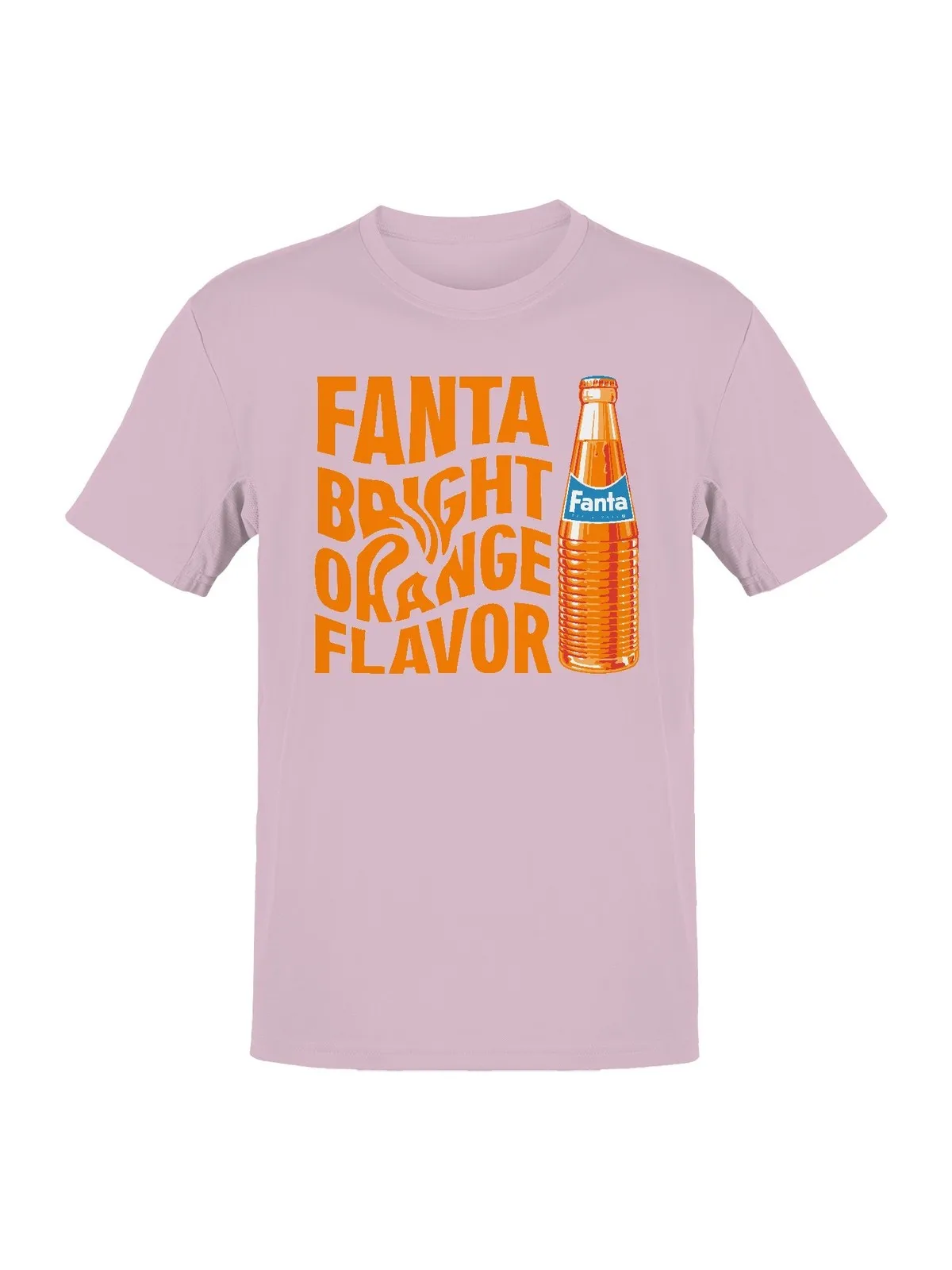 Camiseta de mujer con cartel retro de sabor naranja brillante Fanta con licencia oficial