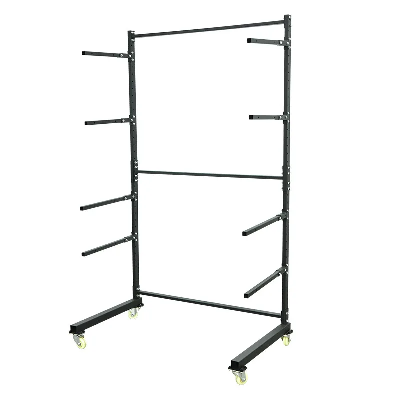 

Multi-layer bumper storage mobile , auto repair shop car bumper paint storage