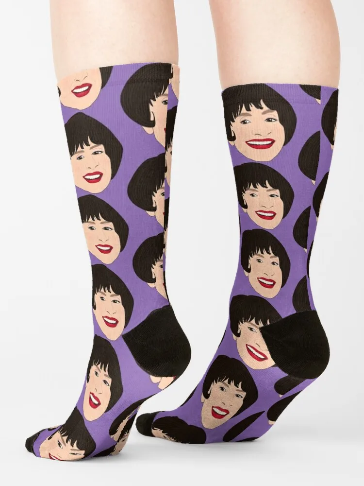 Chaussettes Patti Lupone Icon pour hommes et femmes, chaussettes de Noël colorées