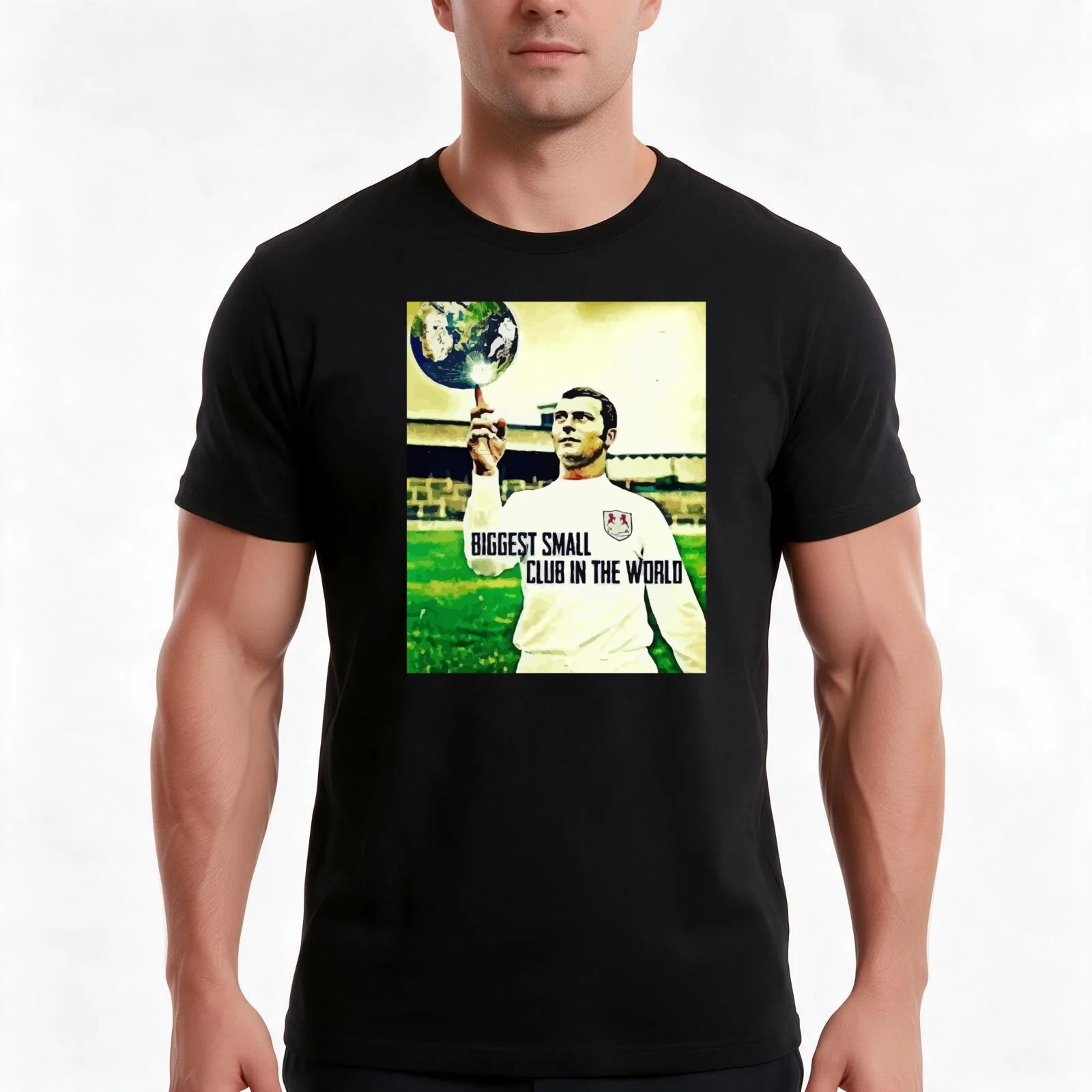 Millwall Biggest Small Club T-Shirt, Summer Casual Cotton Tee, Oversized Streetwear Tops, Vintage Graphic Print, 100% Cotton