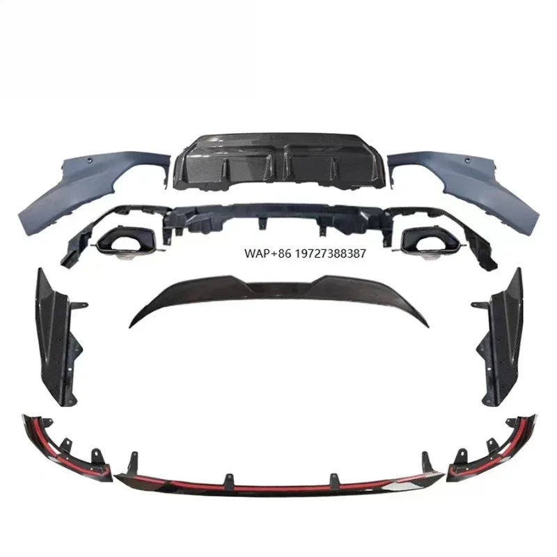 2 Series Coupe G42 Mp Style Dry Carbon Fiber Body Kit Car Parts Side Skirts Front Lip Rear Diffuser Bumpers Automotive