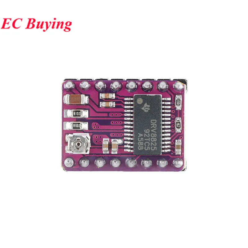 10Pcs/1pc Reprap Stepper Motor Driver Module Board A4988 DRV8825 Motor Clipping Filter Heat Sink For 3D Printer Accessories