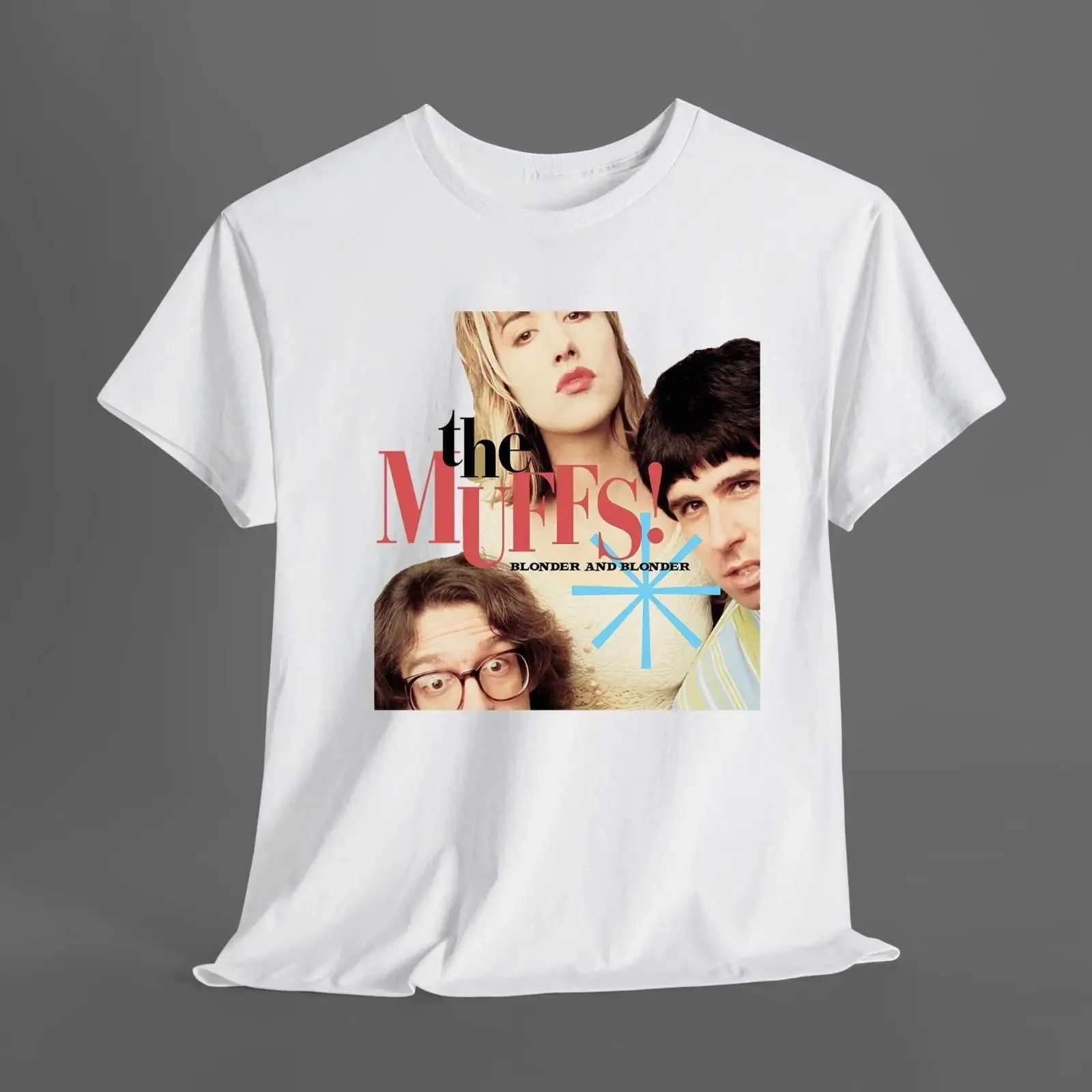 Grunge T Shirt The Muffs Veruca Salt vintage Washed homme Stretched designer clothes Breathable Slightly Stylish