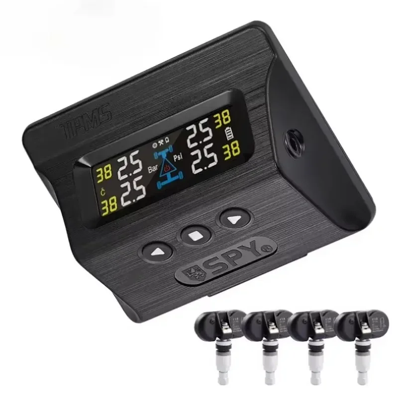 2025SPY tpms tire pressure monitoring with solar Monitor System Tire Gauge Tpms Tyre Pressure Digital Monitoring Wireless TPMSNE