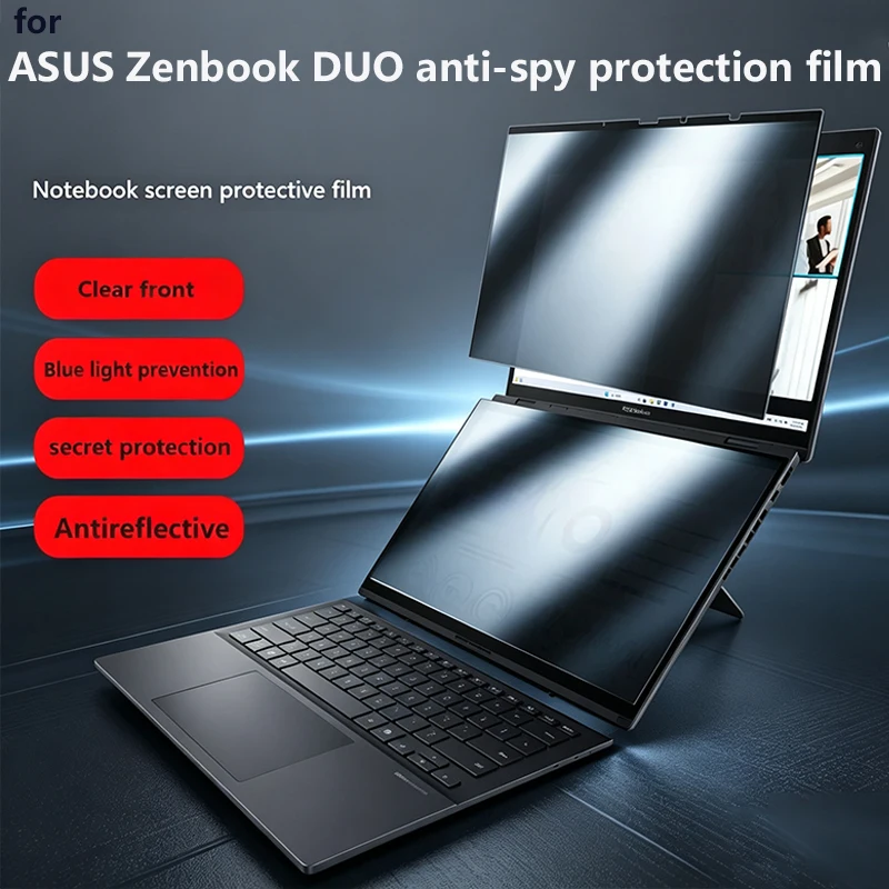 For Asus Zenbook DUO (UX8406C) notebook screen protection film anti-peeping 14-inch UX8406M screen privacy anti-peeping film.