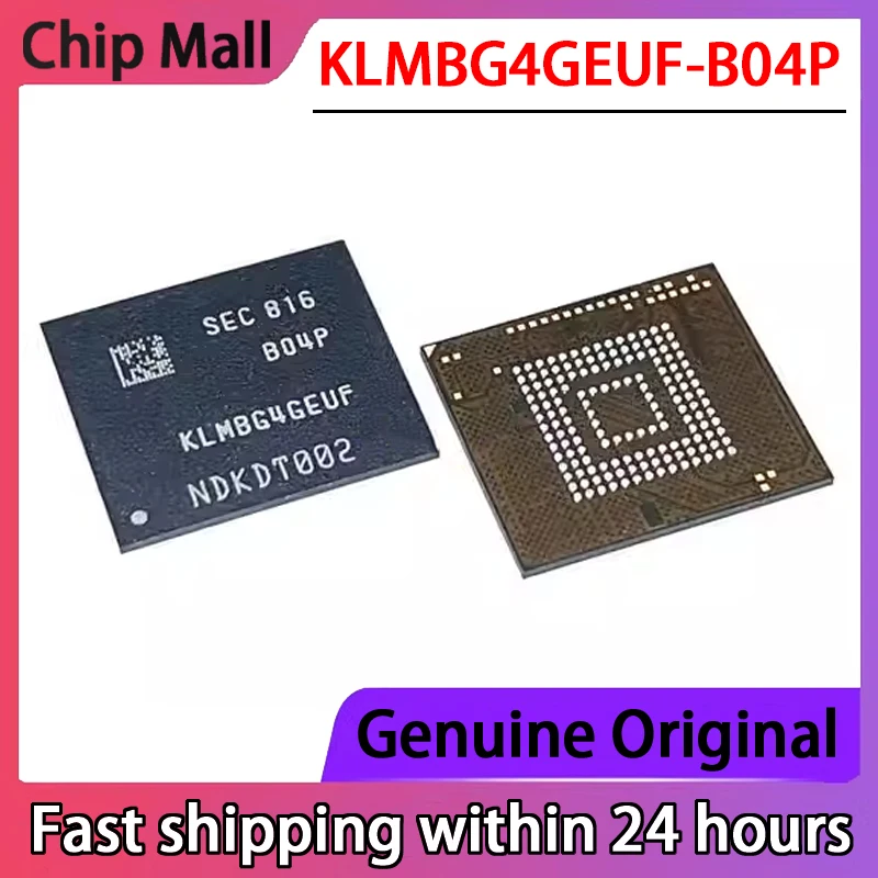 

1PCS New KLMBG4GEUF-B04P KLMBG4GEUF-B04Q KLMBG4GEUF Original 32GB BGA153 EMMC5.1 Storage Chip in Stock