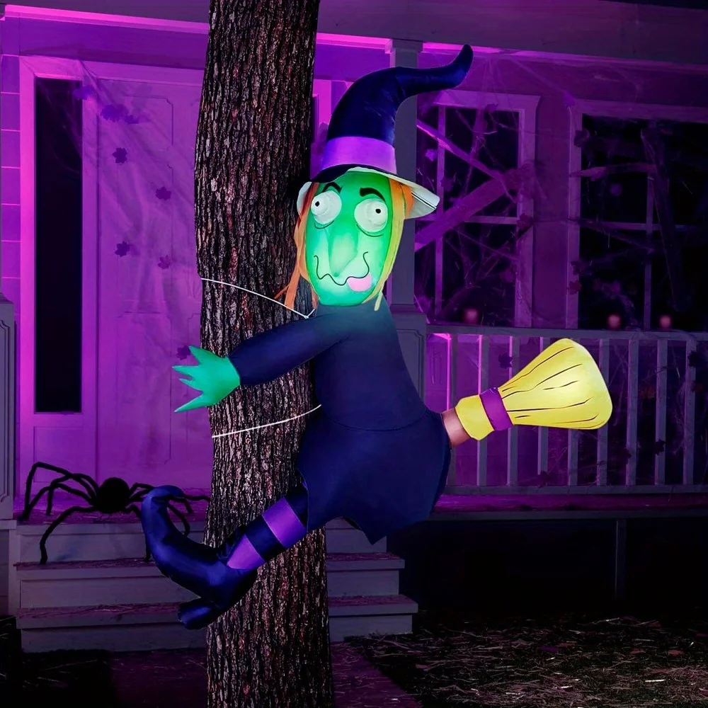 Sorcière gonflable d'Halloween - Outdoor Lighting Tree avis et prix