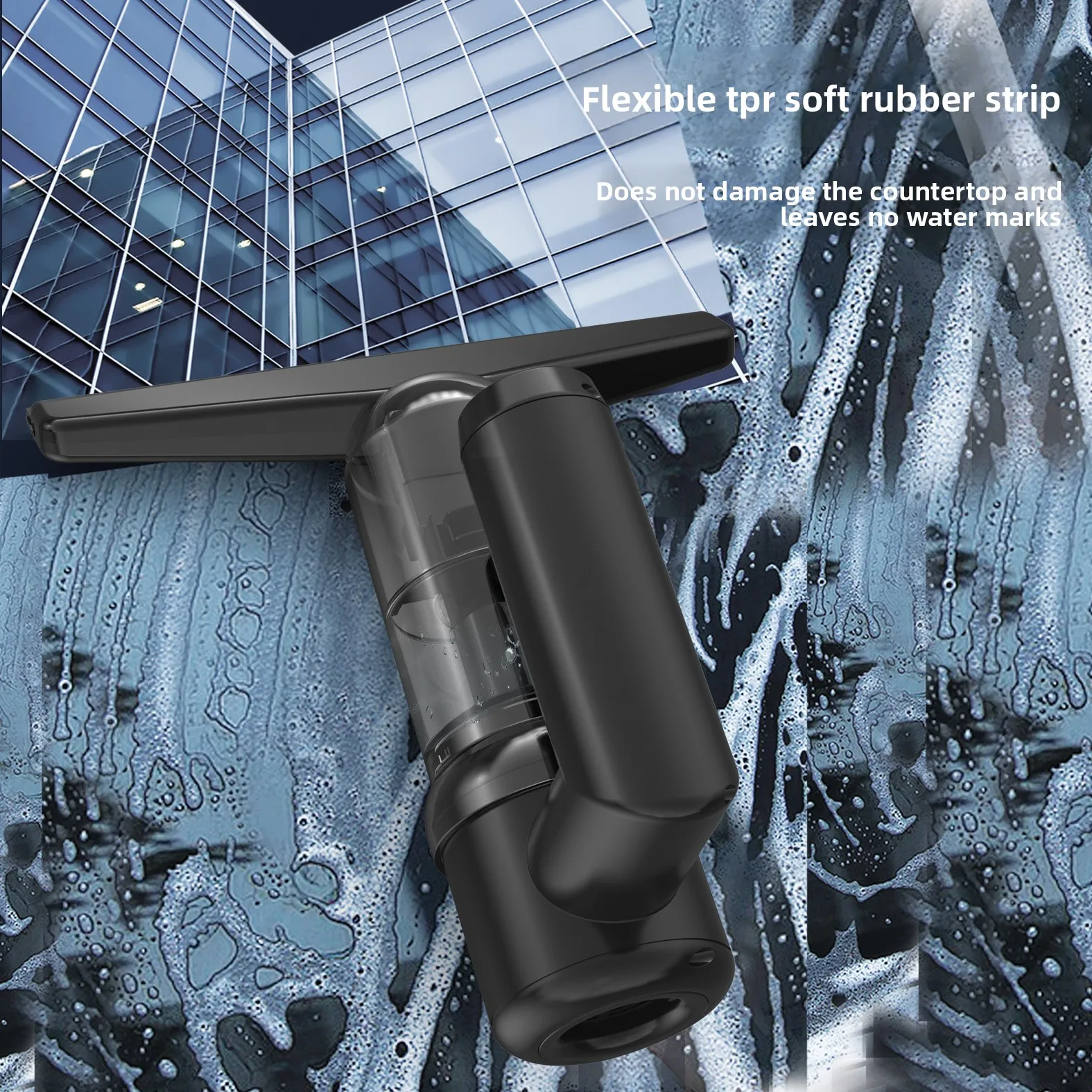 5 in 1 USB Car Vacuum Cleaner Multi Function for Home Use with Glass Scraper and Water Absorption