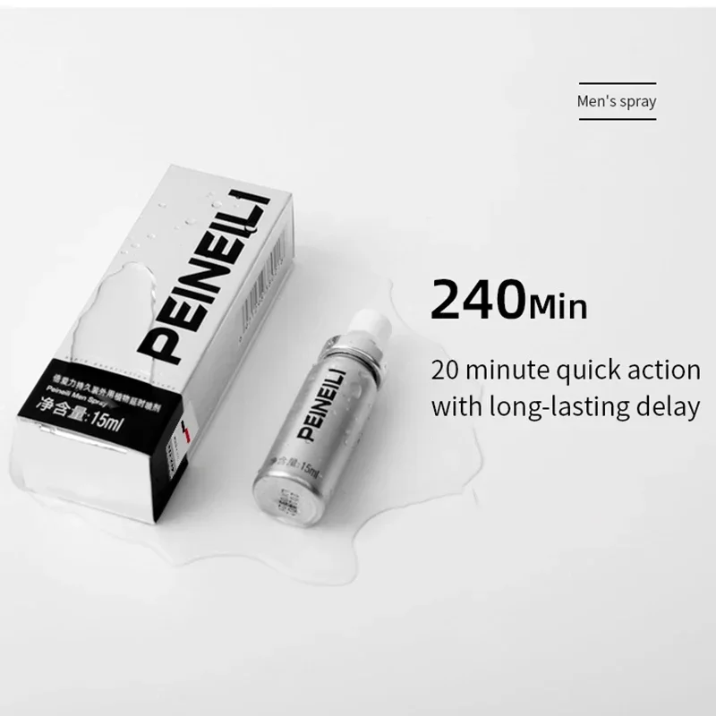 Peineili Delay Spray Massage Oil Male Delay For Men Spray Male External Use Anti Premature Ejaculation Prolong 60 Minutes