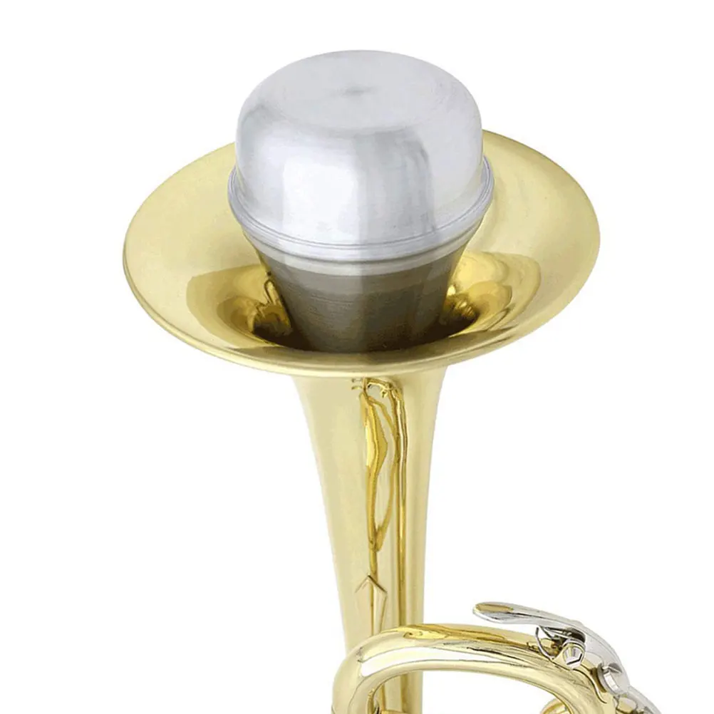 

Aluminum Alloy Cork Trumpet Mute Soft for Home Practice Noise Reduction Metal Straight trumpet mouthpiece replacement