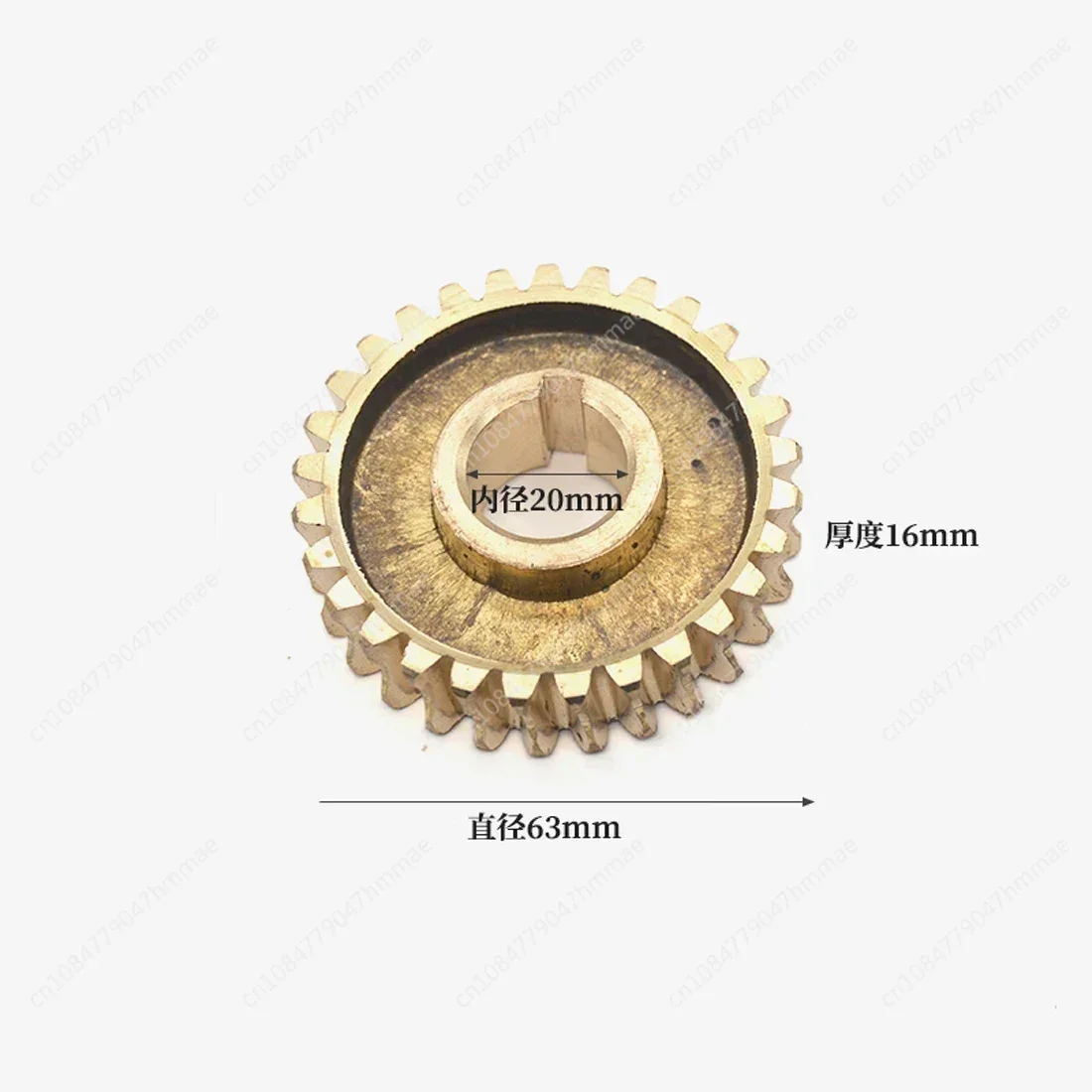 Lawn Mower Weeding Wheel Gearbox – 4 - Stroke Worm Gear Accessory, Copper/Aluminum Gear (29 Teeth)