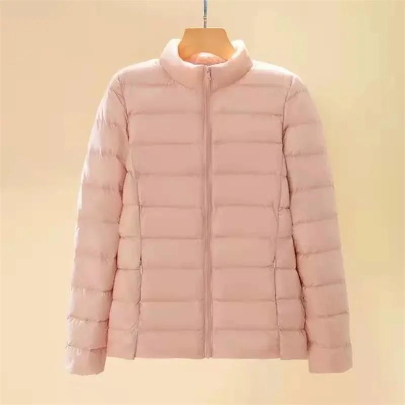 Down Jacket Women Parkas Fall/Winter 2024New Light Feather Warm Cotton Padded Coat Female Short Korean Outerwear Lightweight Top