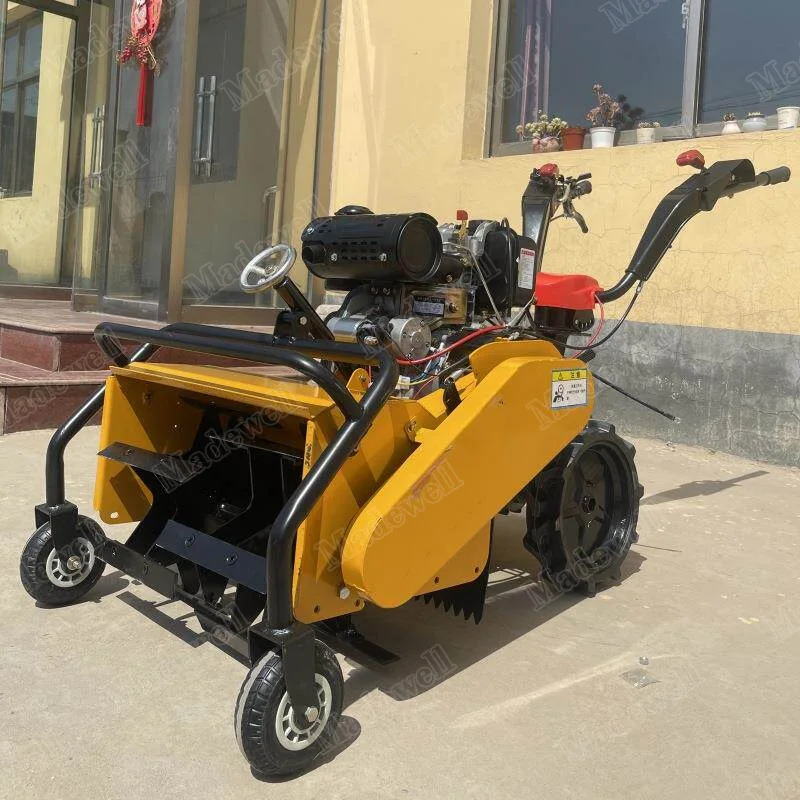 Strong Durable Dual-shaft 12-knife 4x4 Mini Tractor/four Wheel Drive Weeder/Mini Power Cultivator Tiller for Hot Sale