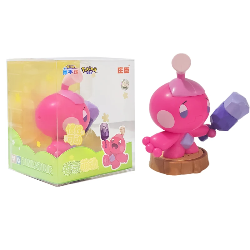 Hoogwaardige Pokémon Figuur Pocket Monster Actiefiguur Tinkatink Pikachu Gengar Cubone Box Collectible Auto Ornament Pop Speelgoed