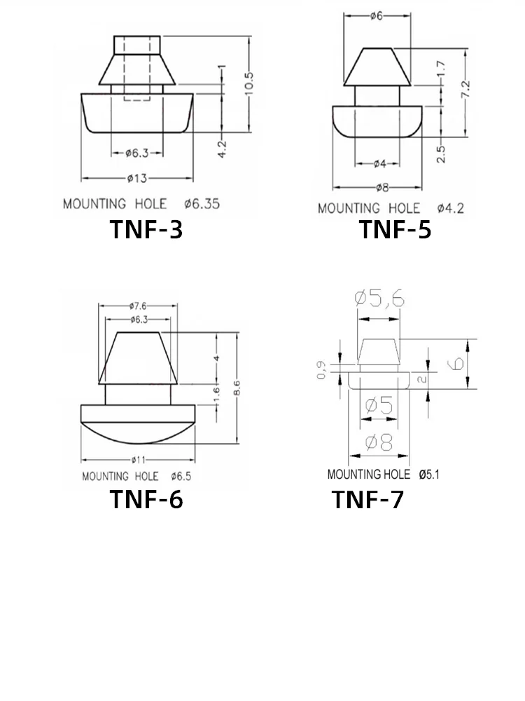 مادة السيليكون الأسود بدون براغي حافظة كمبيوتر ثابتة منصات قدم لينة امتصاص الصدمات المضادة للتصادم المكونات في منصات القدم