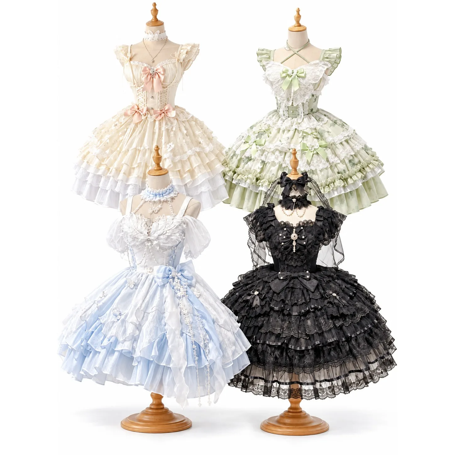 Süße Lolita Y2k Mini-Kleider für Damen, Spitzen-Patchwork, kurze Ärmel, elegantes Bandage-Kleid im französischen Vintage-Stil, kurzes Partykleid für Frauen