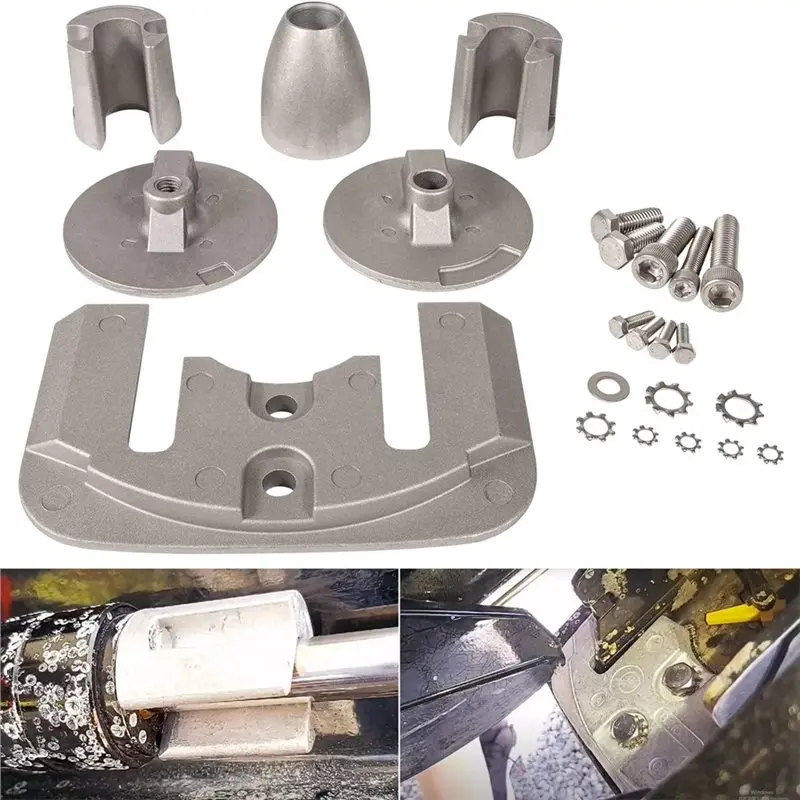 Best-Selling Aluminum Anode Replacement Kit For Mercruiser Bravo 3 III 2004+ Drives Standard Drives For CMBRAVO3KITA Sterndrives