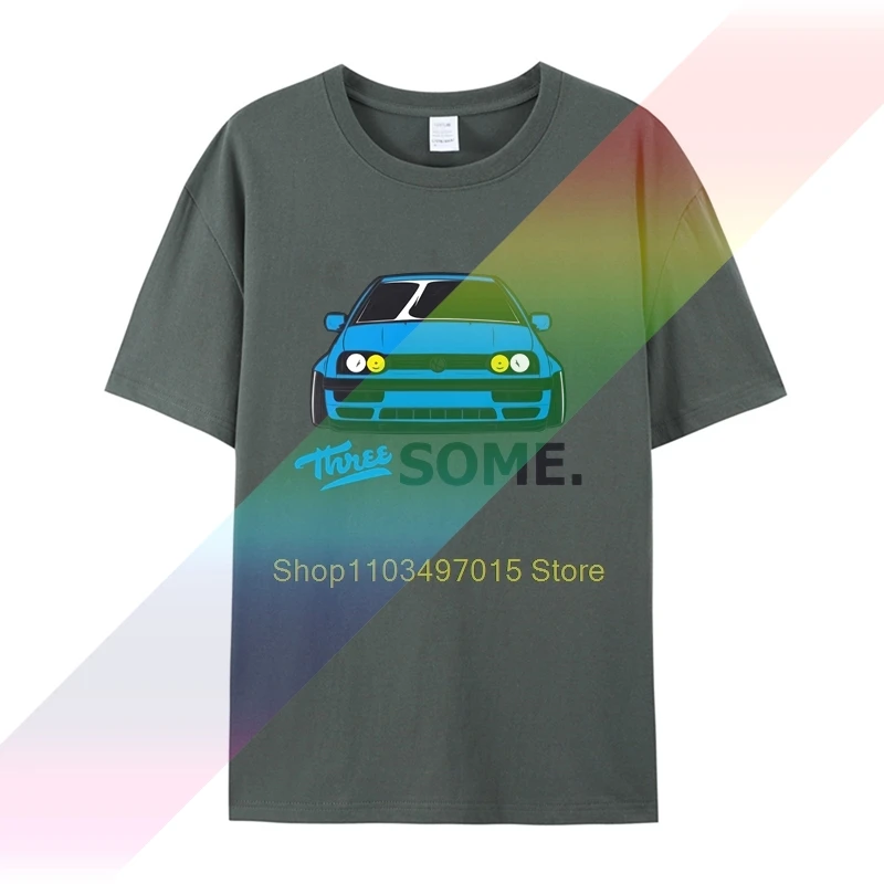 2019 Hot Sale New Men\'S T Shirt  Mens Three Some Funny T-shirt Germany Classic Car Golfs  MK3 GT GTI VR6 1.9 TDI T Shirt T shirt