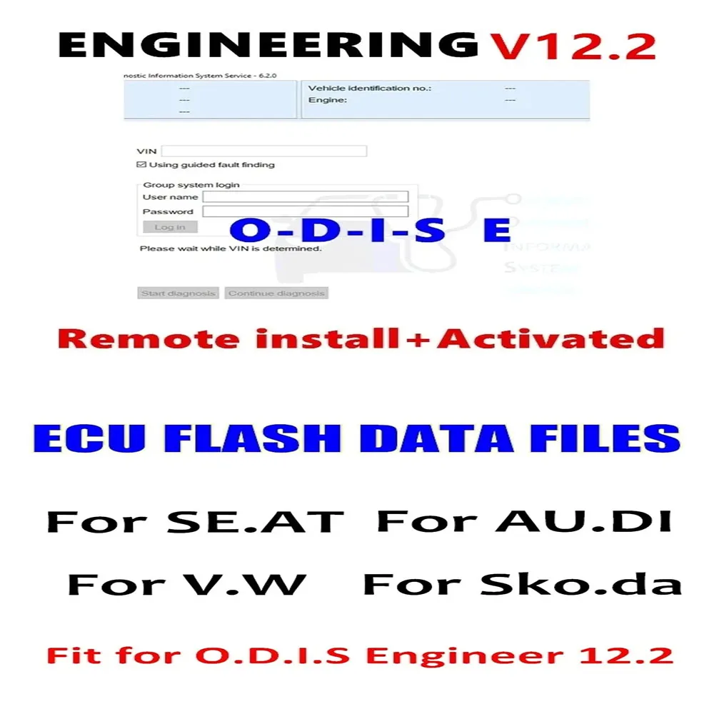 

ODIS-E V12.2.0 Software 2023 Newest+ODIS Engineering Flashdaten ECU Firmware Flash Data Files For VW for AUDI for SEAT for SKODA