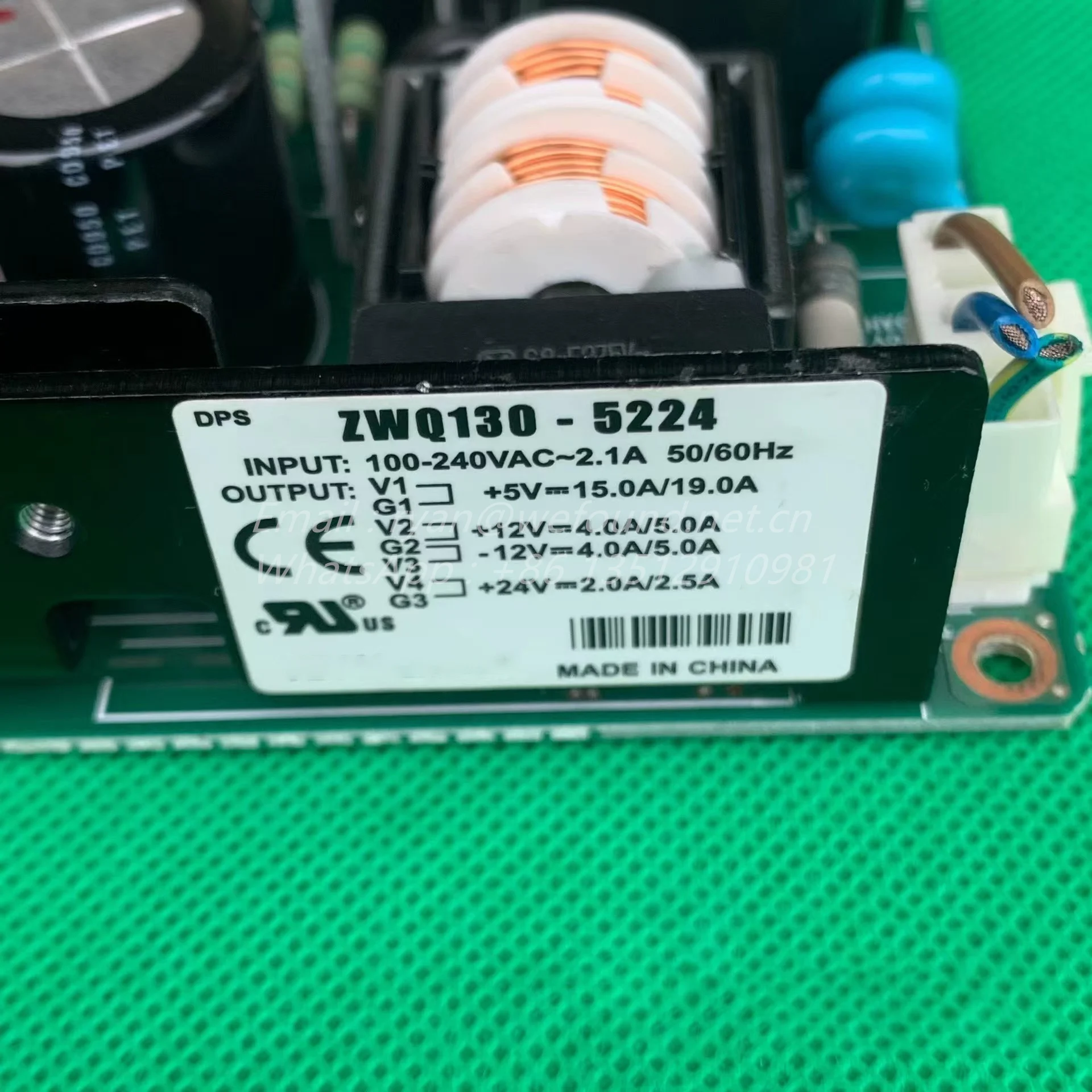 ZWQ130-5224 para TDK Lambda, conexão máxima de saída, 130W Quad Output Power Supply