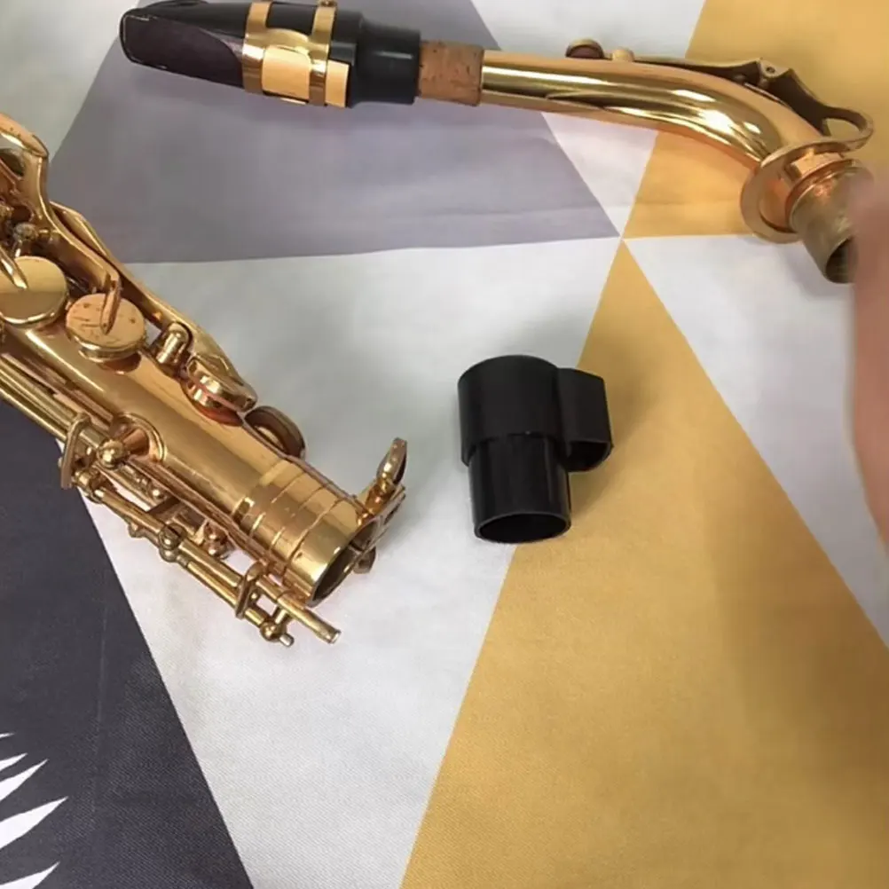 

Saxophone Plug Alto Tenor Accessories Music Black Protection Durable ABS Plastic Easy Replacement Fine Workmanship High-Quality