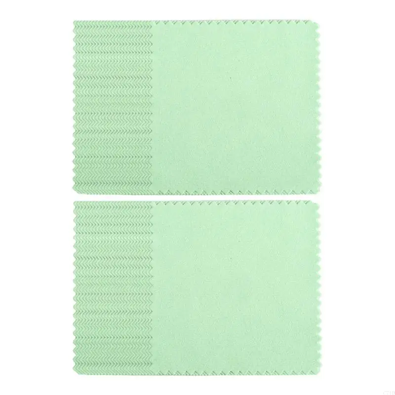  50 Pack Multifunctional Jewelry Polishing Cloth 17 Color Option Silver Restoration Cloth Cleaning Accessory for Jewelry