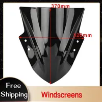 Parabrisas de motocicleta de doble burbuja para KAWASAKI Ninja 300 250 2013-2017 y ZX300 EX300R 2013 2014 2015 2016 2017
