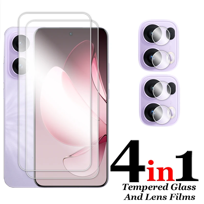 For OPPO Reno13 F Glass For OPPO Reno13 F 4G 5G Tempered Glass 6.67 inch Transparent HD Screen Protector For Reno13 F Lens Film