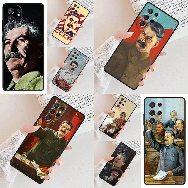 USSR CCCP Stalin Cell Phone Case for Samsung Galaxy S26 Ultra S25 S24 S23 S22 S21 S20 Note10 Cover