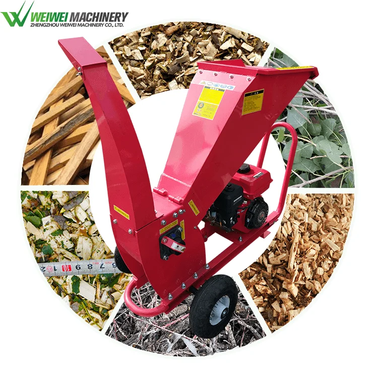 

Weiwei MFJ400 wood working crusher garden branch gasoline diesel electric wood chipper chips making machine