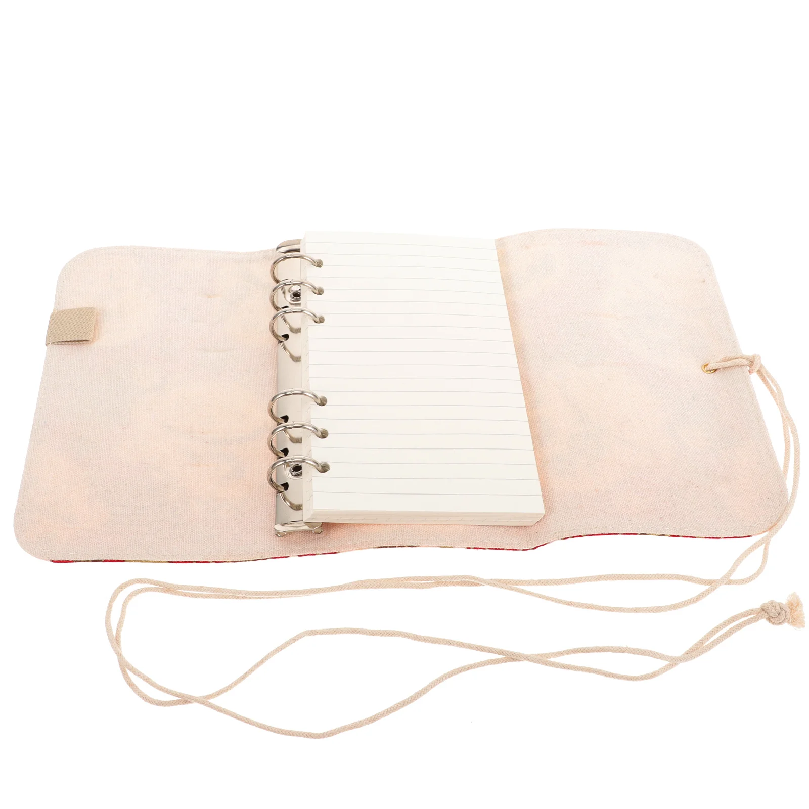 دفتر ملاحظات A6 بتصميم كرتوني لطيف، مخطط توفير المال، منظم مالي محمول ذو أوراق فضفاضة للليابانيين