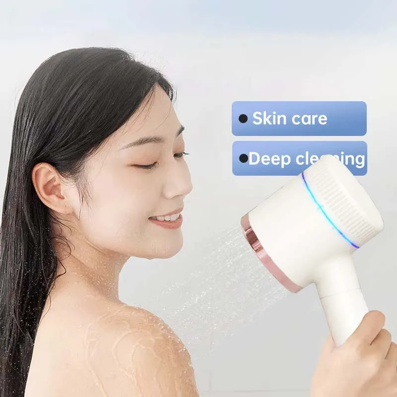 High Pressure Hydrogen Rich Shower Head Generator Bathroom Care Nano Bubble Handheld Hydrogen Bath Shower Faucets Showers