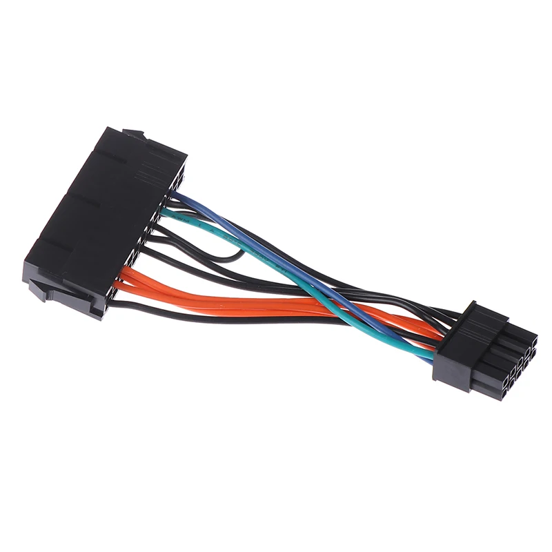 (BBQ4) 24-Pin Female To 10-Pin Male Adapter Power Supply Cable Cord For 10PIN Motherboard 10cm