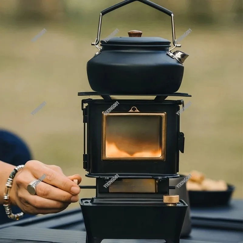 Fire Dance View Fire Oil Lamp Stove Outdoor Lamp for Camping Heating Tea Making & Cooking