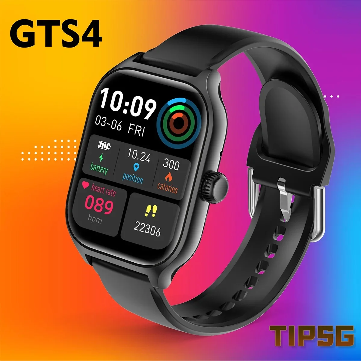 

GTS 4, умные часы для здоровья, мужские и женские умные часы с Bluetooth-вызовом для телефона Xiaomi Huawei Android 2023