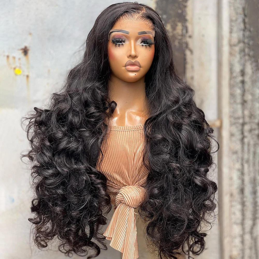 

Bouncy Curly Glueless Wigs Human Hair 300/400 Density 100% Human Hair Pre Plucked For Women Wear And Go 13x6 HD Lace Frontal Wig