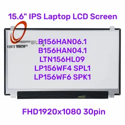 IPS 노트북 LCD 스크린, LED 디스플레이 패널, B156HAN06.1, B156HAN04.1 LTN156HL09, LP156WF4, SPL1, LP156WF6, SPK1, FHD, 1920x1080, 15.6 인치