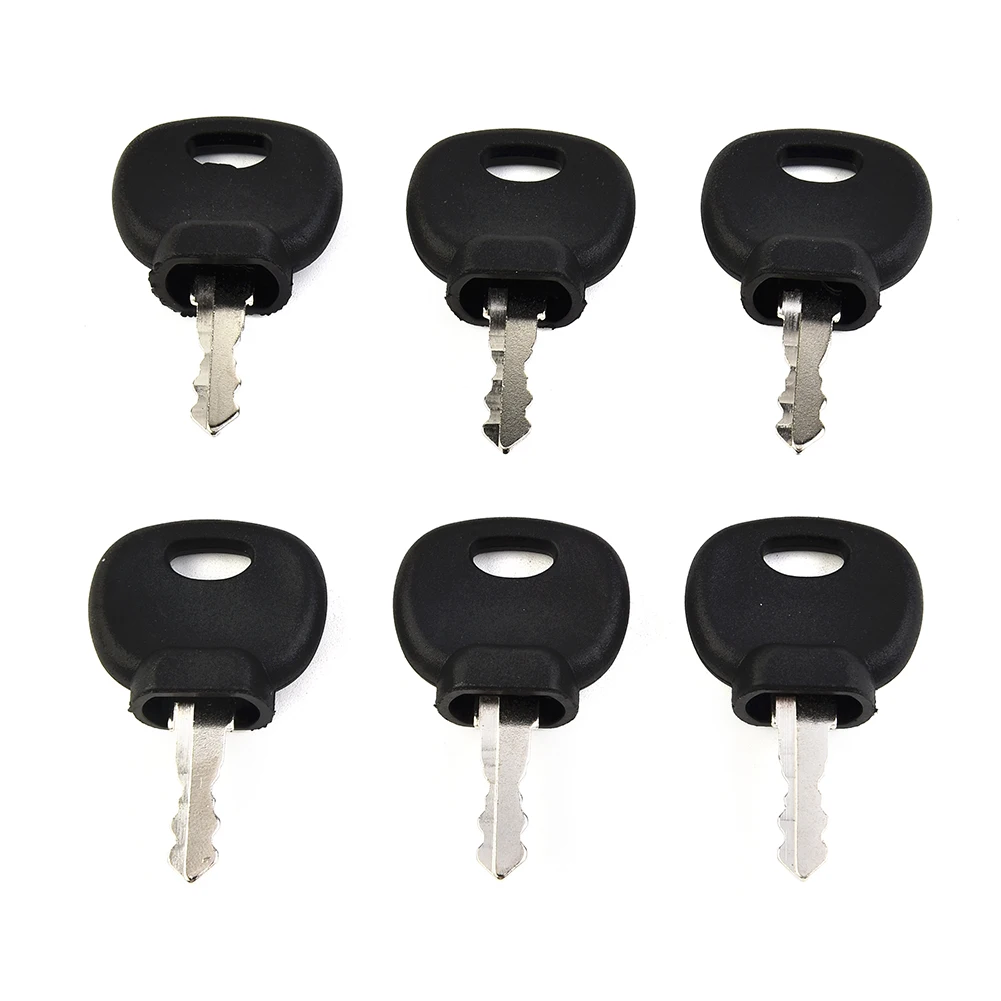 Hot Sale Pratical Ignition Key 6PCS Plant Application Spare 14607 Ignition Key Accessories Black Replacement
