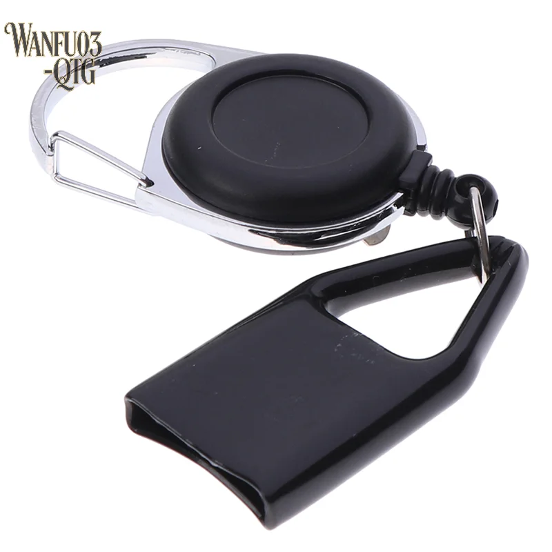 1PC Silicone Retractable Keychain Protective Sleeve Holder Leash Safe Stash Clip Cover Smoking Accessories